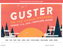 Tablet Screenshot of guster.com